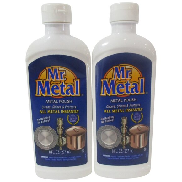 Lot of 2 Mr. Metal Metal Polish Liquid All Metal Multipurpose Cleaner - 8 fl oz - Picture 1 of 6